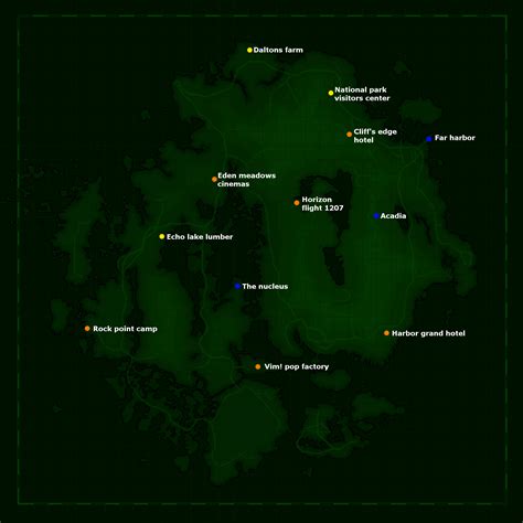 fallout 3 far harbor|far harbor settlements map.